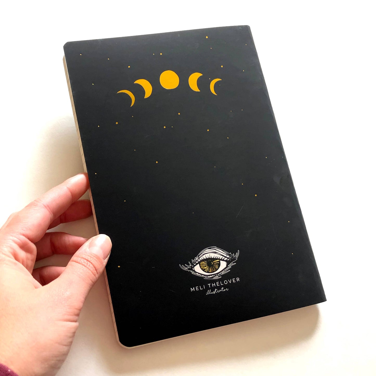 Notebook | Golden Moon Phase Notebook | Loomshine