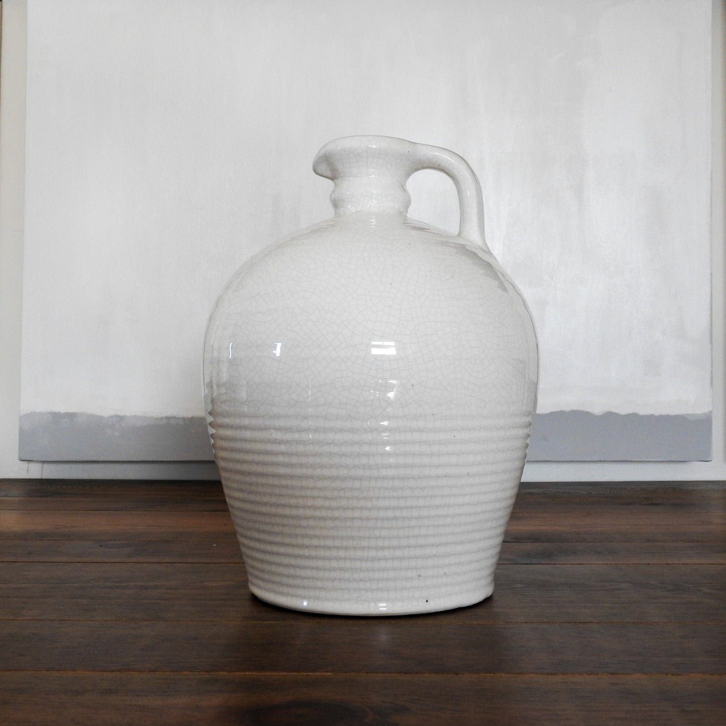 Vase | Decorative Porcelain Jug - White | Loomshine