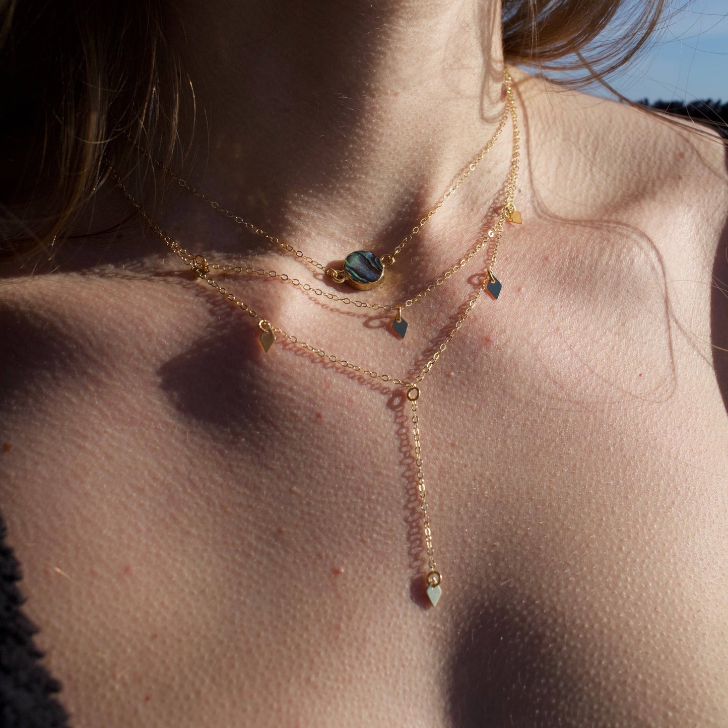 Jewelry | Selene - Abalone Pendant Necklace | Loomshine