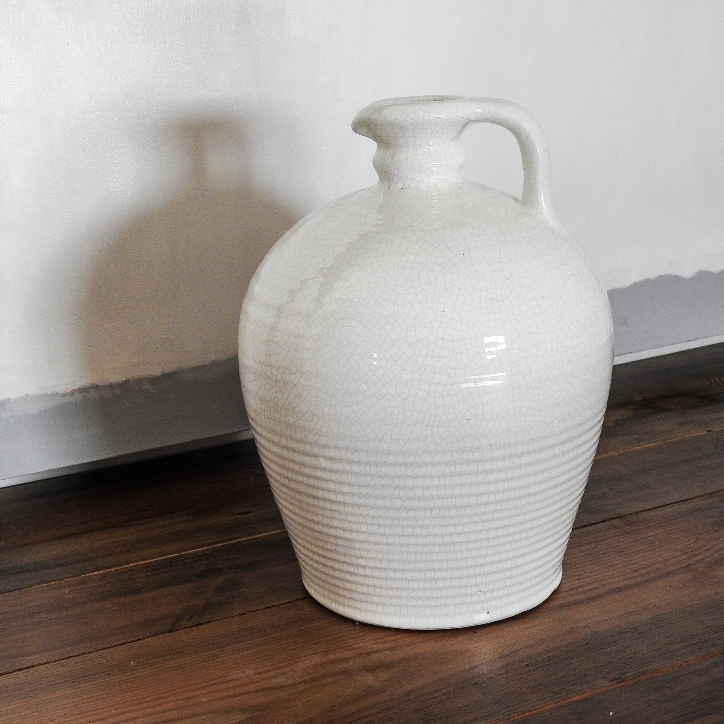 Vase | Decorative Porcelain Jug - White | Loomshine