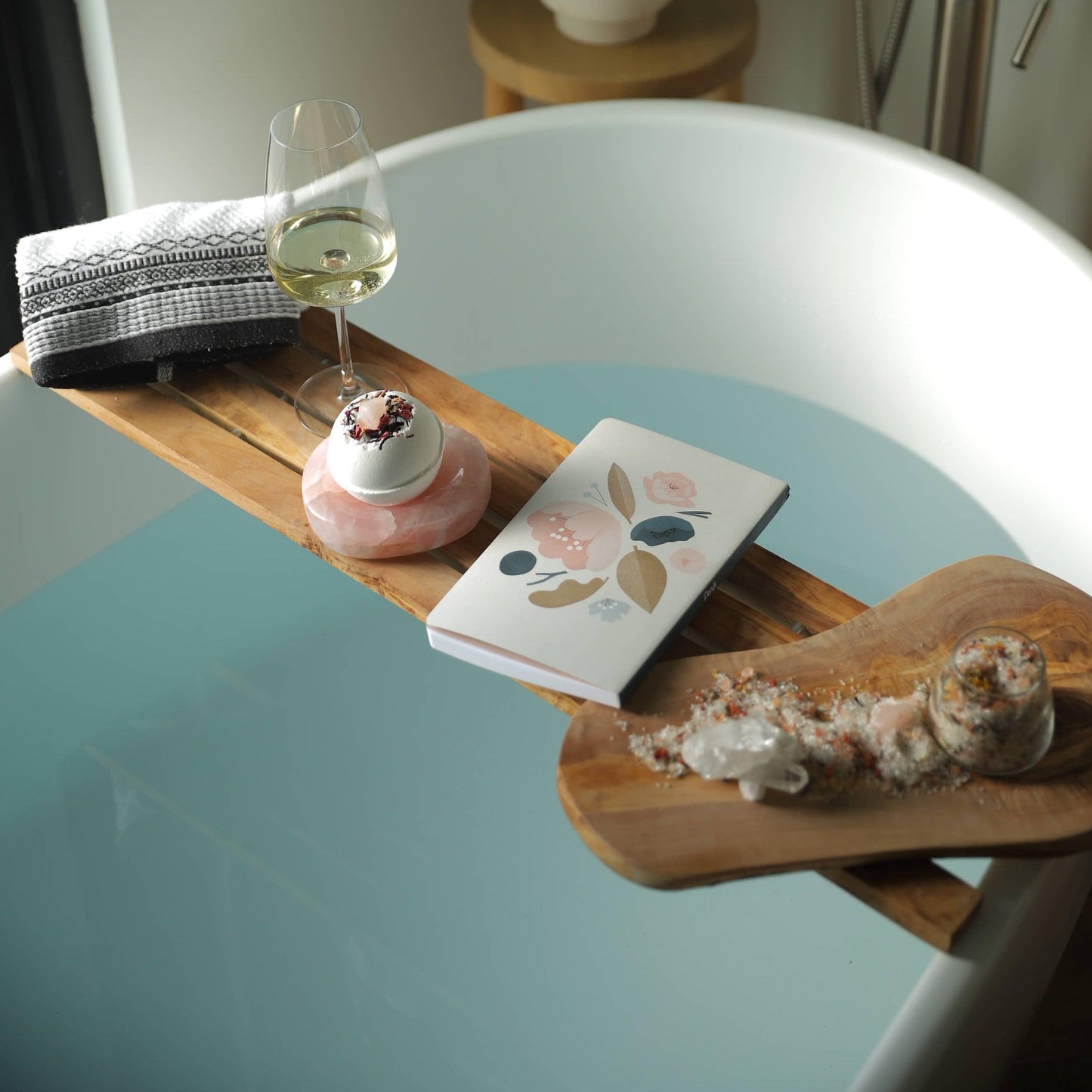 bath+body | Olive Wood Bath Shelf | Loomshine