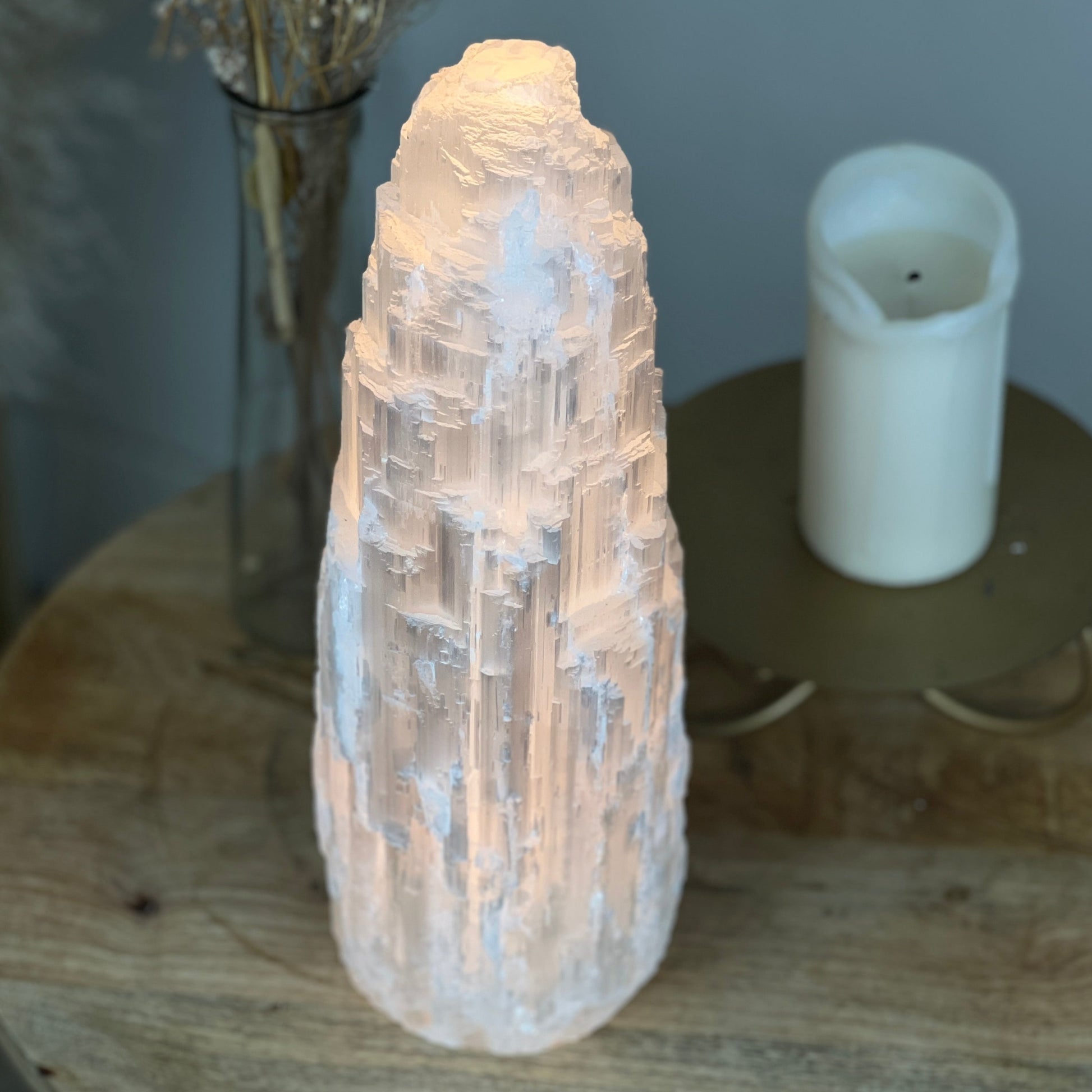 Crystals | Selenite Crystal Lamp | Loomshine