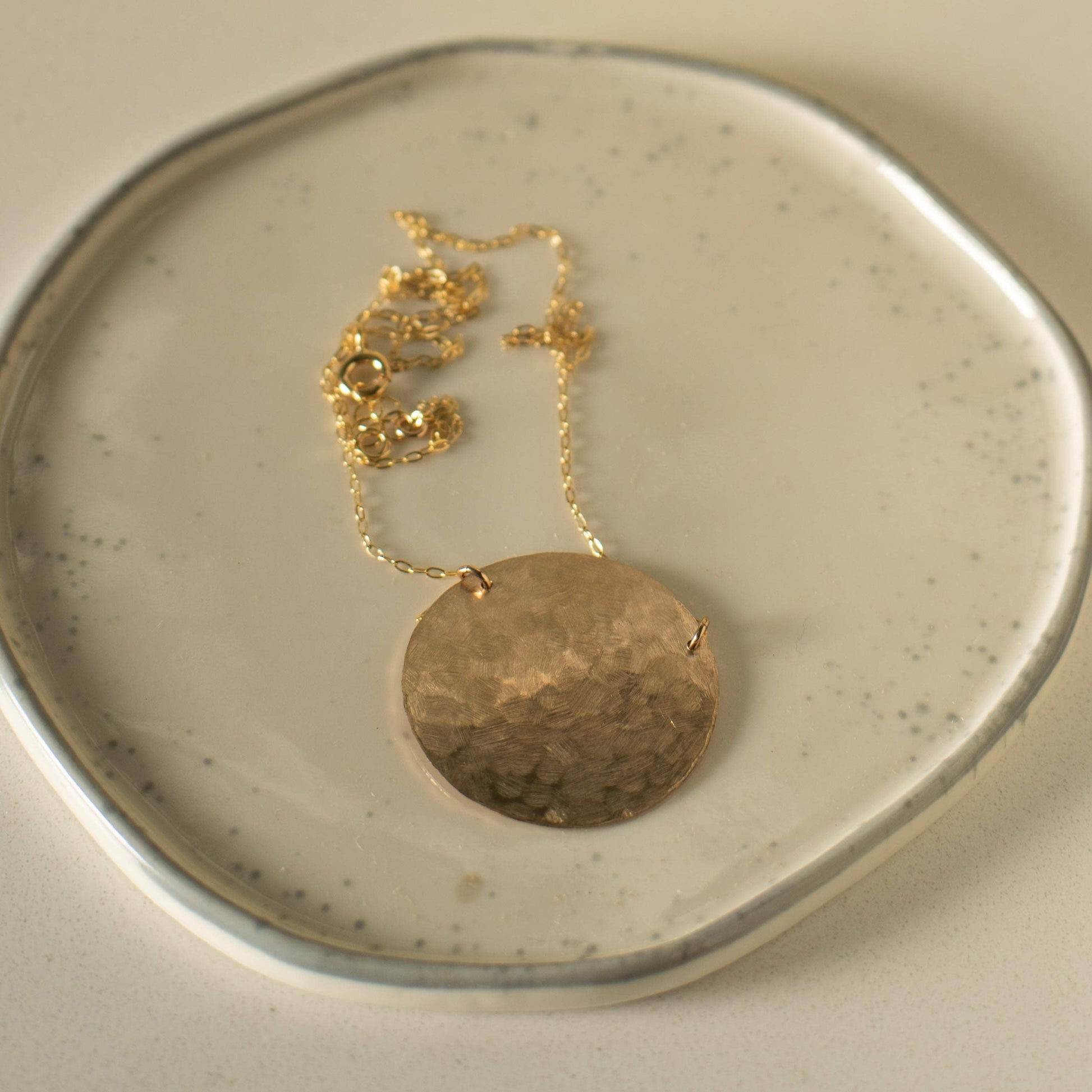 Jewelry | Sateen - 14k Gold Fill Saturn Necklace | Loomshine