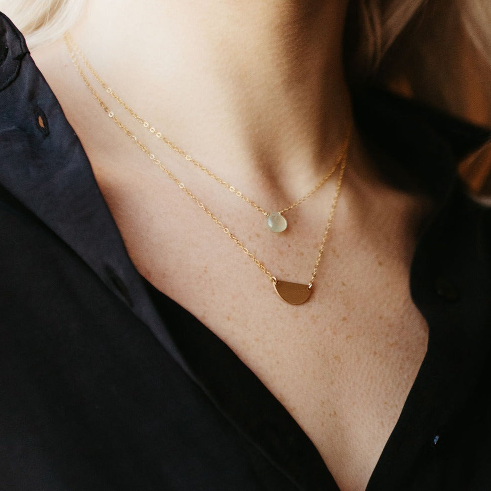 Jewelry | Sunriser - 14k Gold Fill Sunrise Necklace | Loomshine