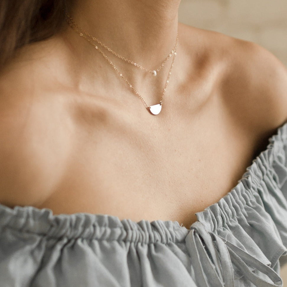 Jewelry | Sunriser - 14k Gold Fill Sunrise Necklace | Loomshine