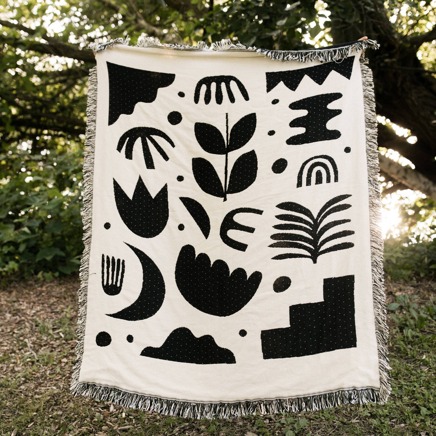 Blanket | Botanica - Pure Cotton Throw Blanket | Loomshine
