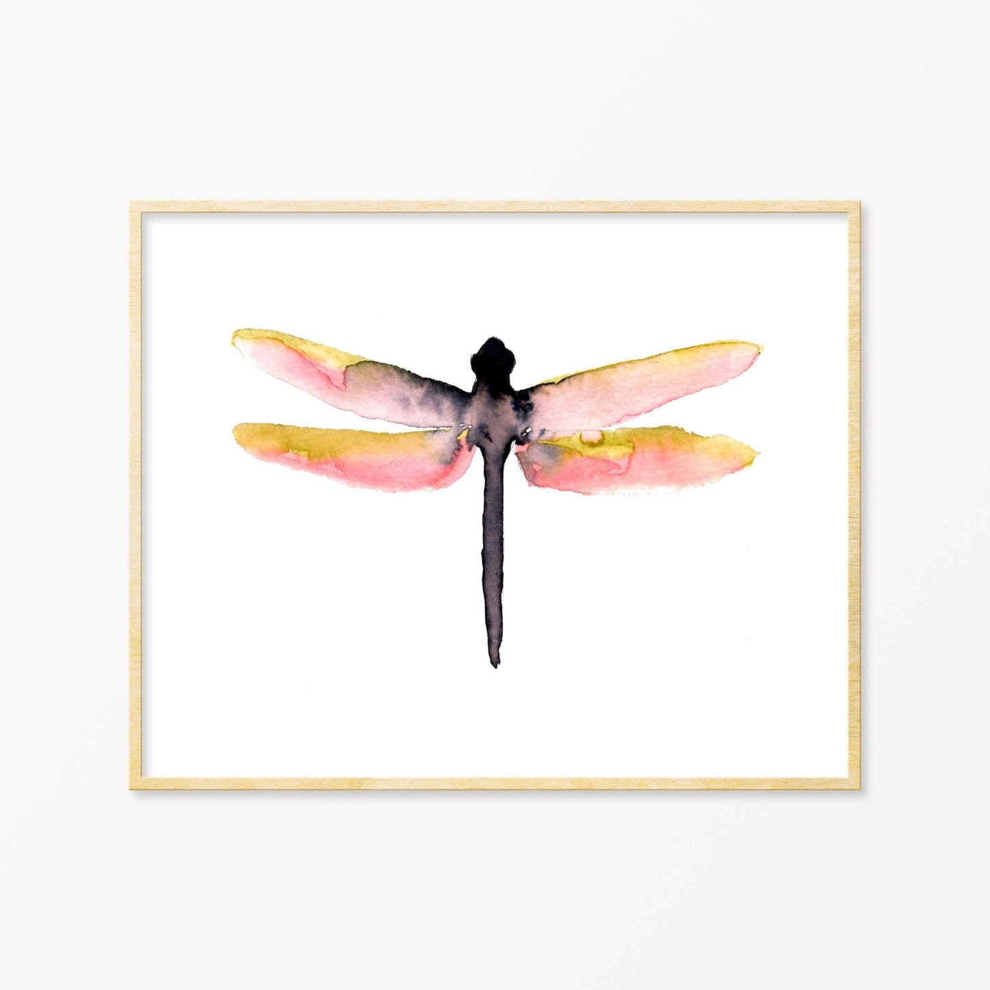 Art Print | Dragonfly Watercolor Art Print | Loomshine