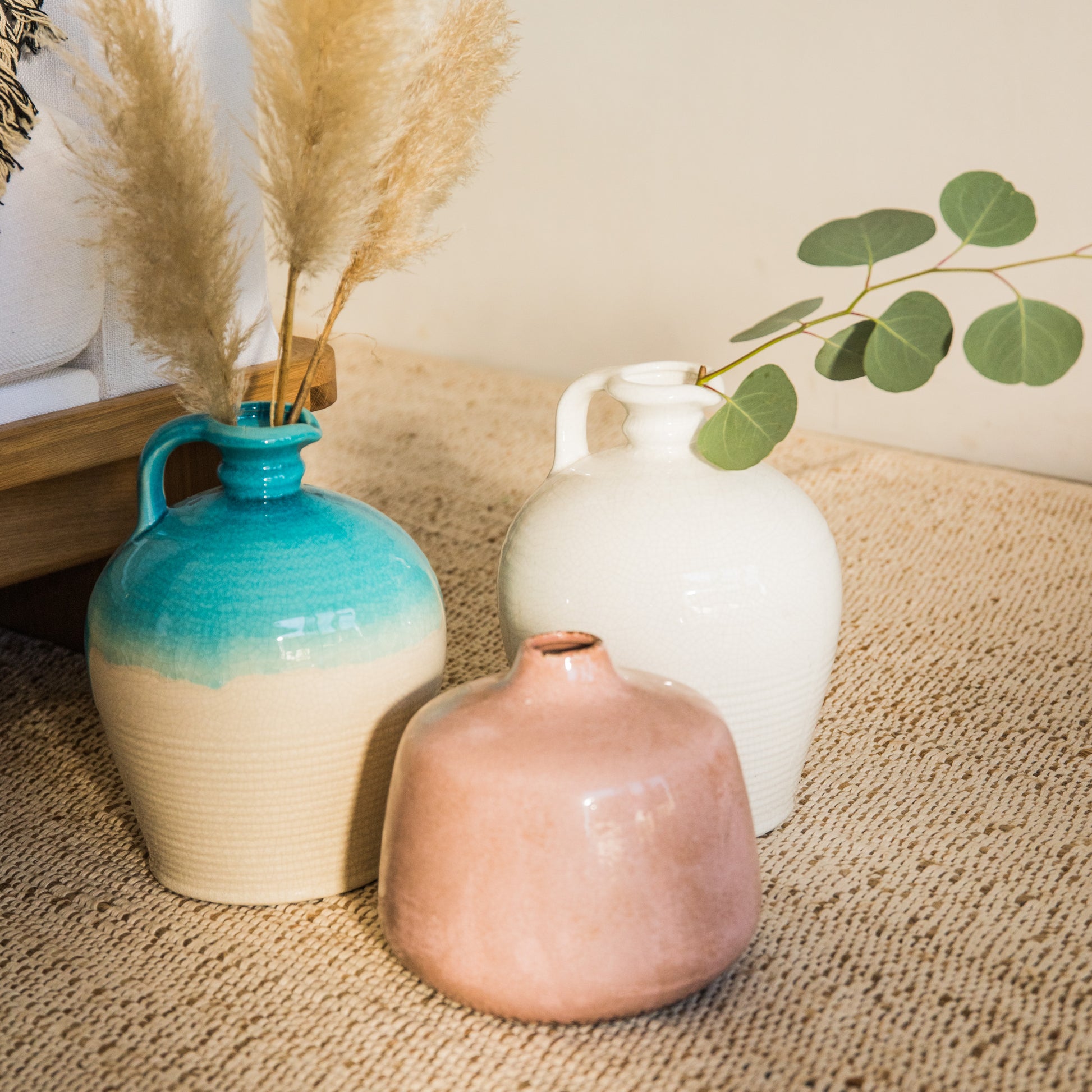 Vase | Rosie - Dusty Rose Ceramic Vase | Loomshine