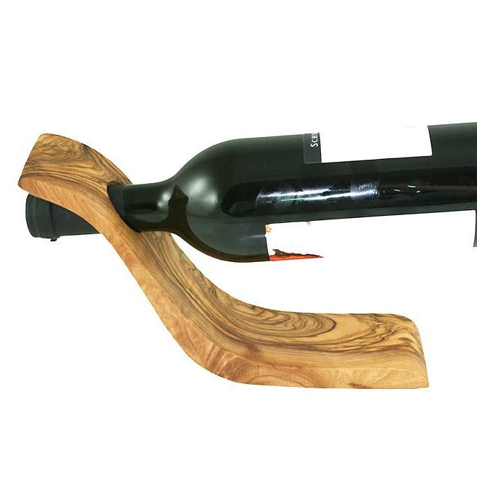 Bowl | Olive Wood Wine Bottle Balance Holder | Loomshine