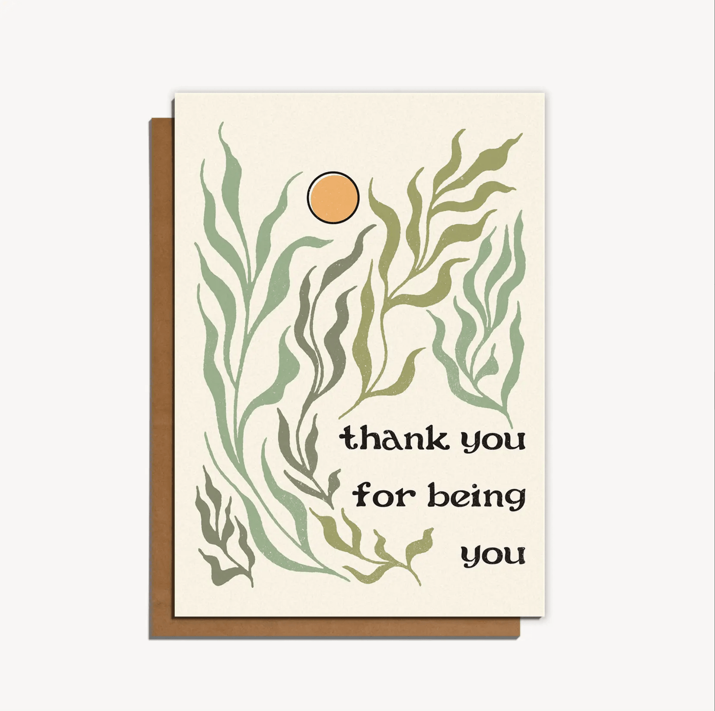 Thank You Card | Thank You for Being You Boho Note Card | Loomshine