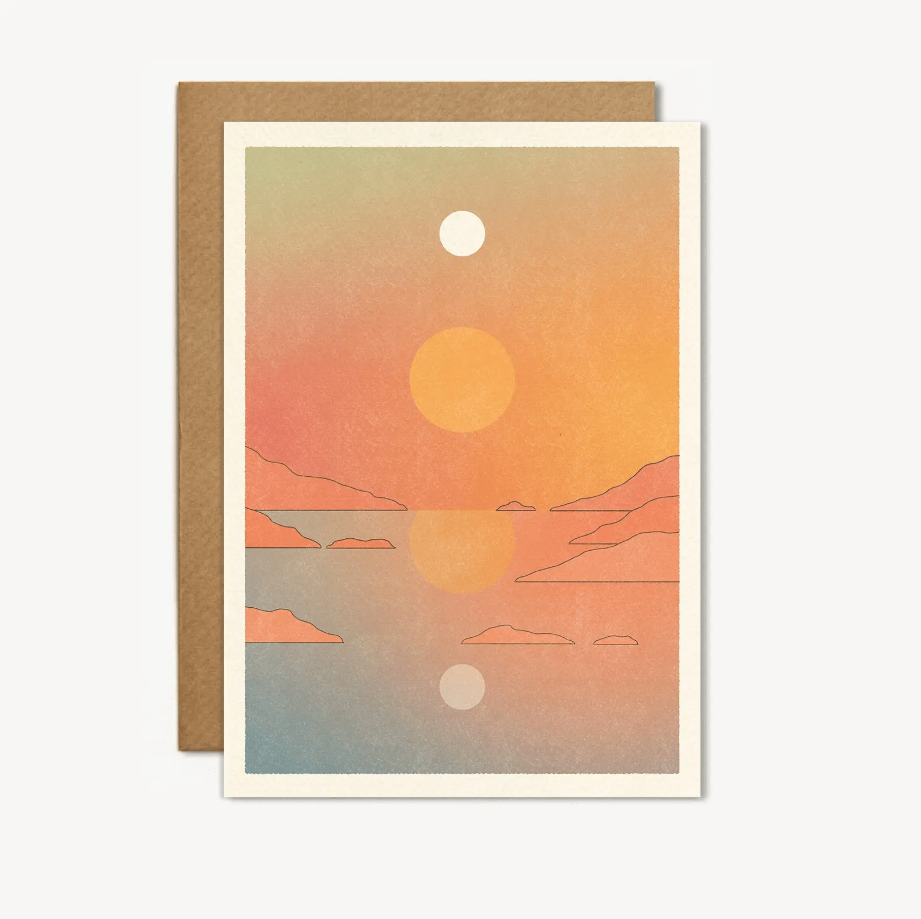 Thank You Card | Reflections at Sunset Card | Loomshine
