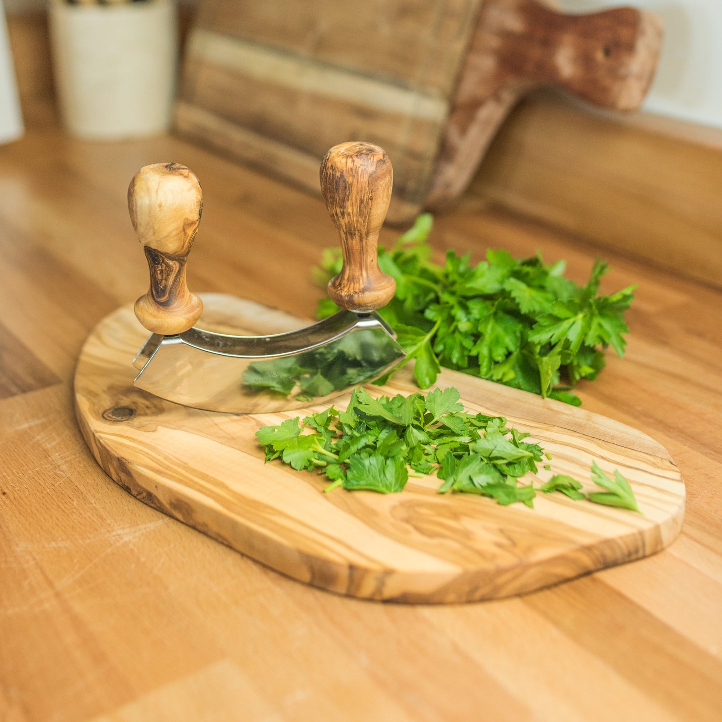 Kitchen | Olive Wood Cutting Board | Loomshine